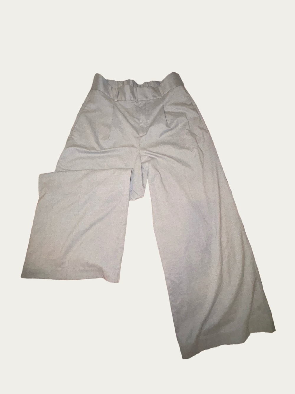 Banana Republic Light Gray Wide Leg Pants